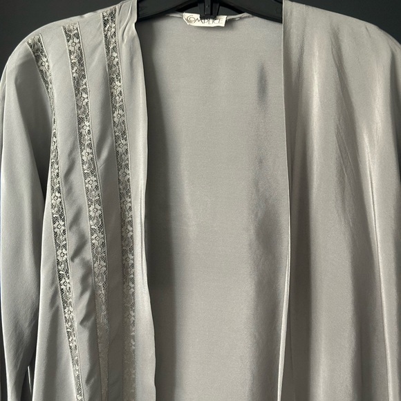 GIANNI VERSACE for COMPLICE SILK & LACE WRAP BLOUSE - NEVER WORN - Picture 3 of 7